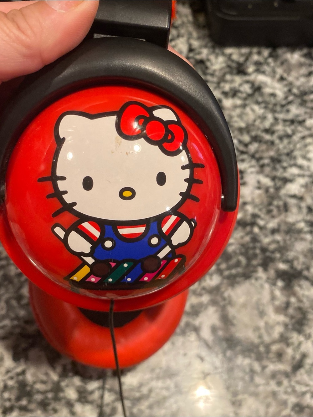 Vintage 2011 Sanrio Hello Kitty over-ear wired headphones